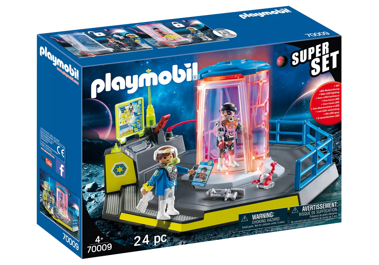 Playmobil 70009 Galaxy Police SuperSet Gefängnis - plegobil