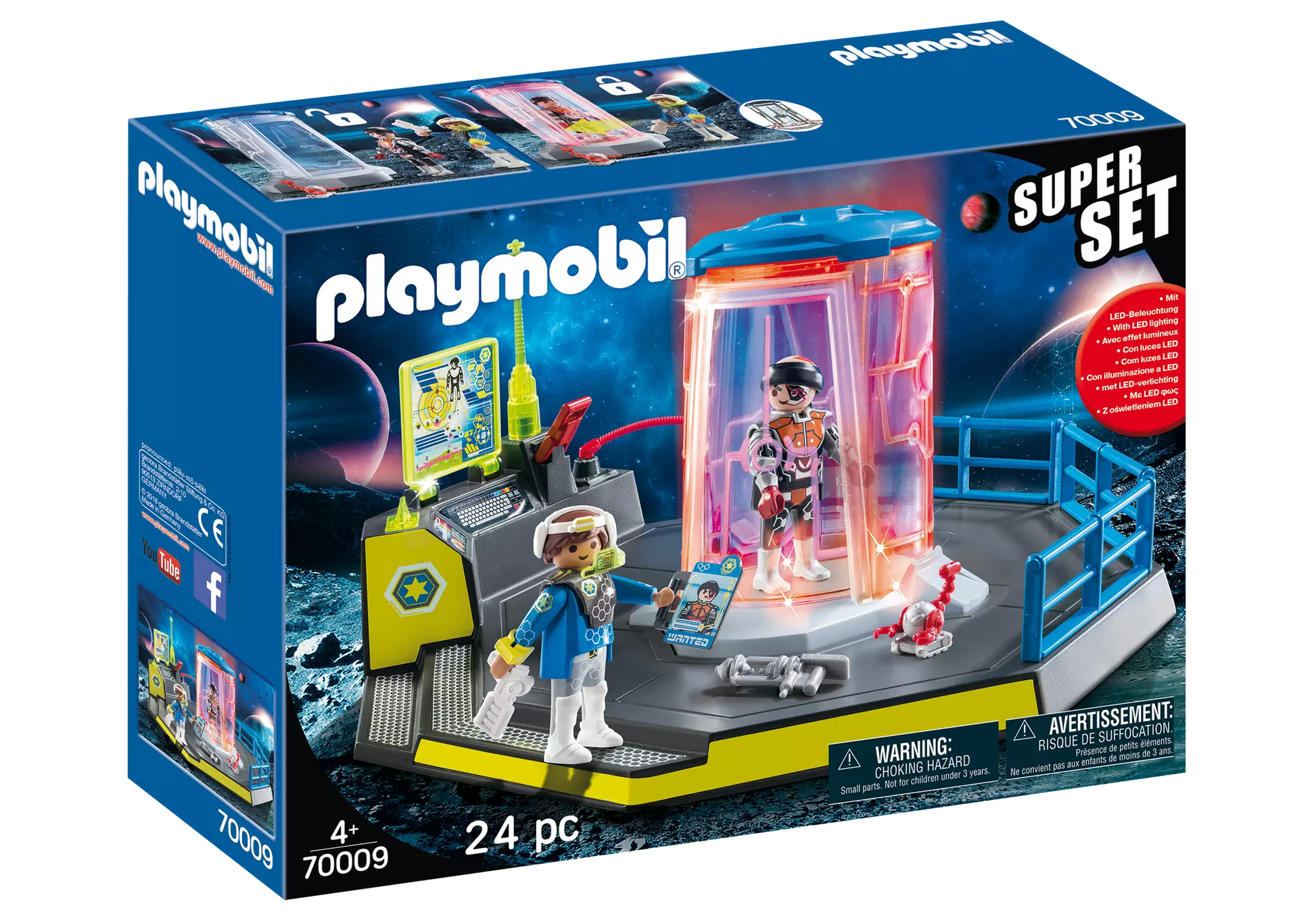 Playmobil 70009 Galaxy Police SuperSet Gefängnis - plegobil