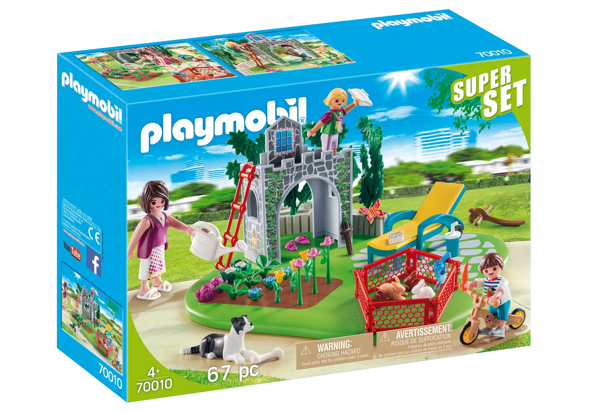 Playmobil 70010 SuperSet Familiengarten - plegobil