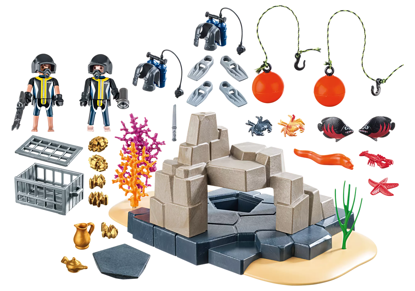 Playmobil 70011 City Action SuperSet SEK-Taucheinsatz - plegobil