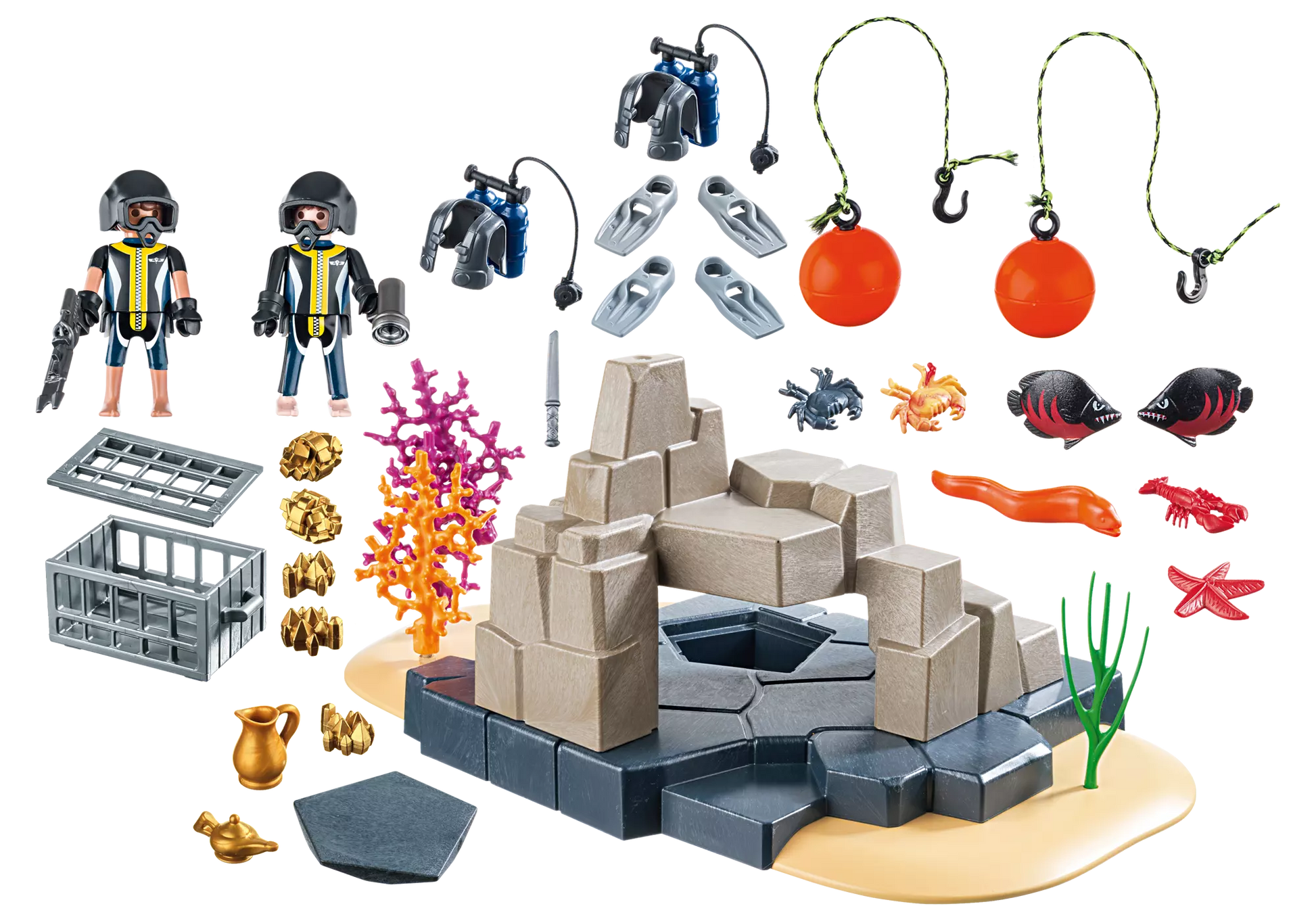 Playmobil 70011 City Action SuperSet SEK-Taucheinsatz - plegobil
