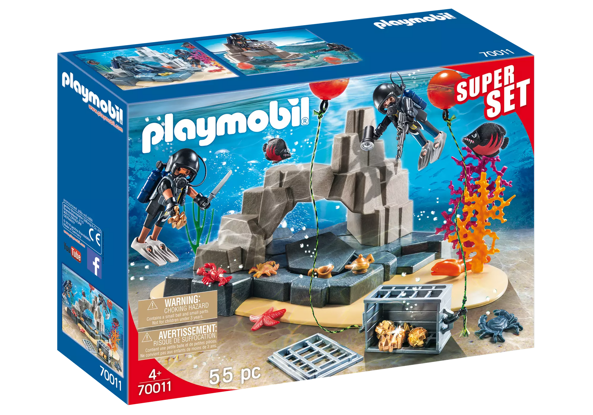 Playmobil 70011 City Action SuperSet SEK-Taucheinsatz - plegobil