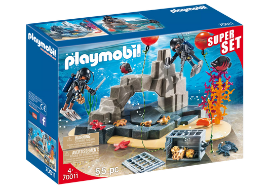 Playmobil 70011 City Action SuperSet SEK-Taucheinsatz - plegobil