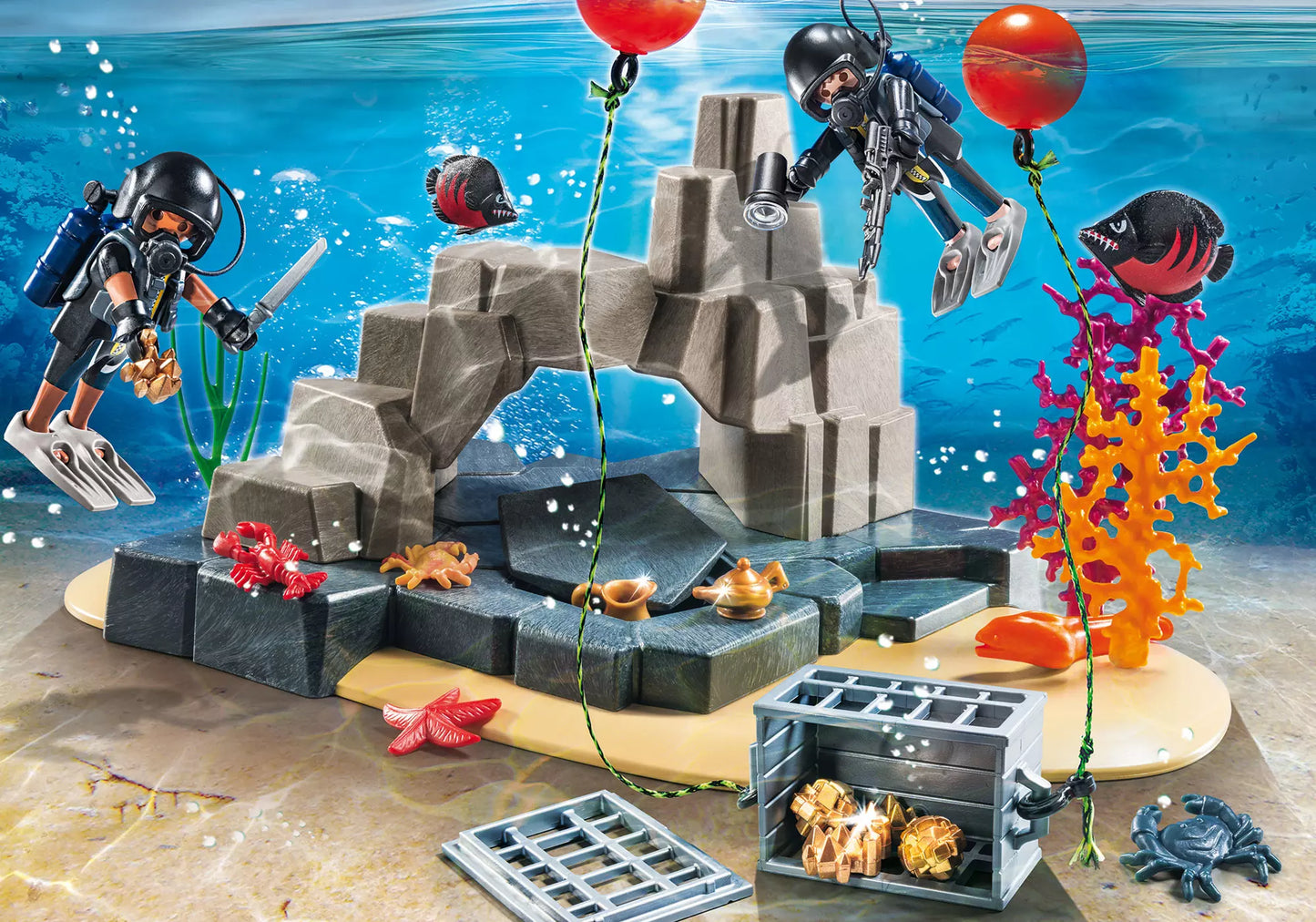 Playmobil 70011 City Action SuperSet SEK-Taucheinsatz - plegobil