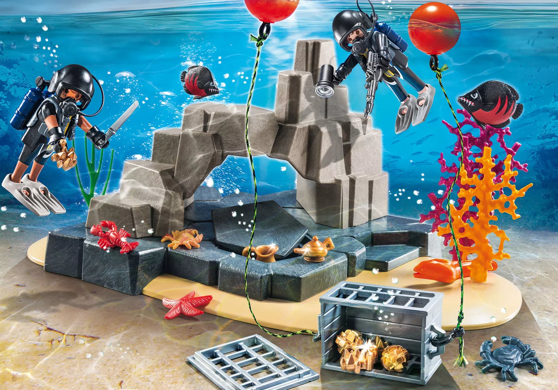 Playmobil 70011 City Action SuperSet SEK-Taucheinsatz - plegobil