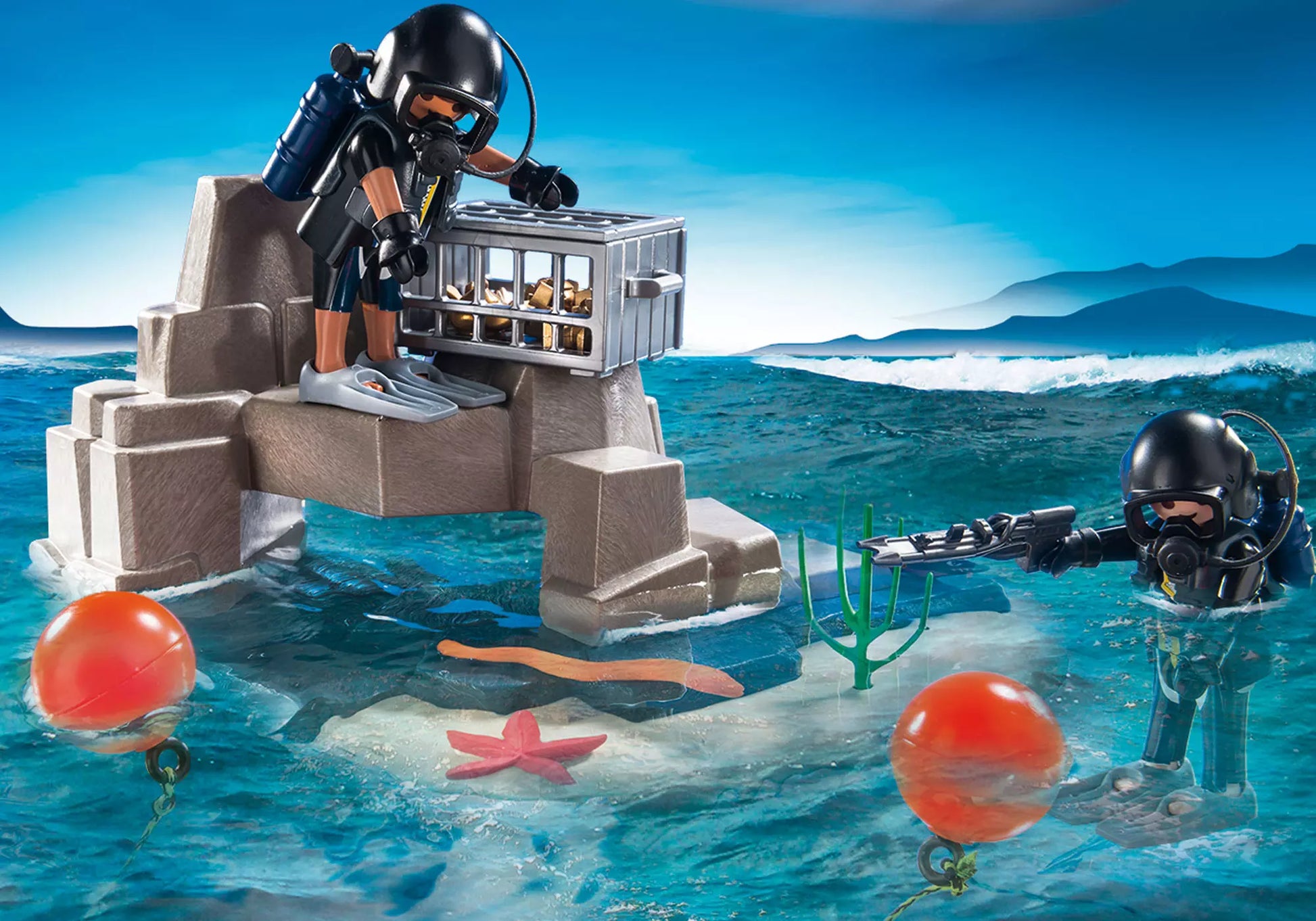 Playmobil 70011 City Action SuperSet SEK-Taucheinsatz - plegobil