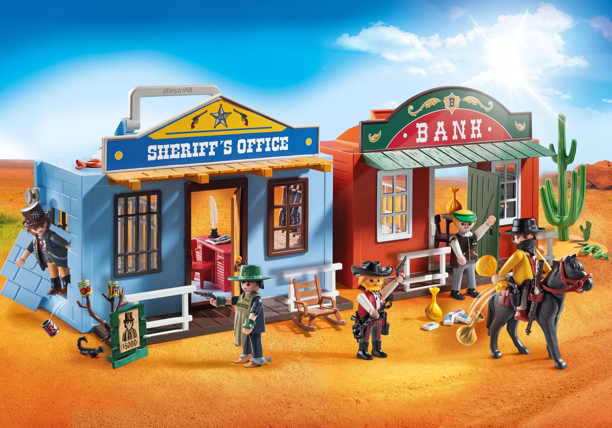 Playmobil 70012 Western Mitnehm Westerncity - plegobil