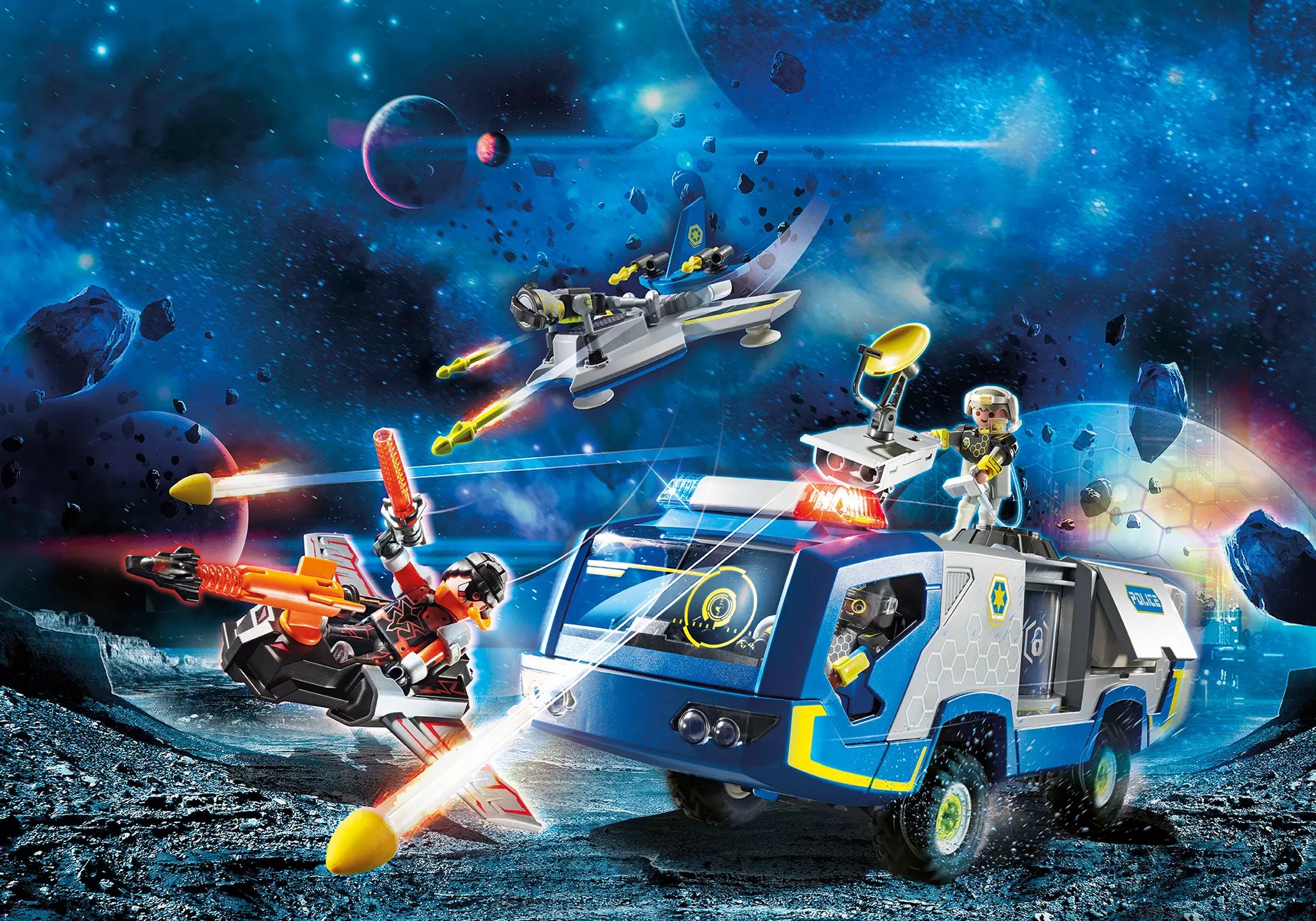 Playmobil 70018 Galaxy Police Truck - plegobil