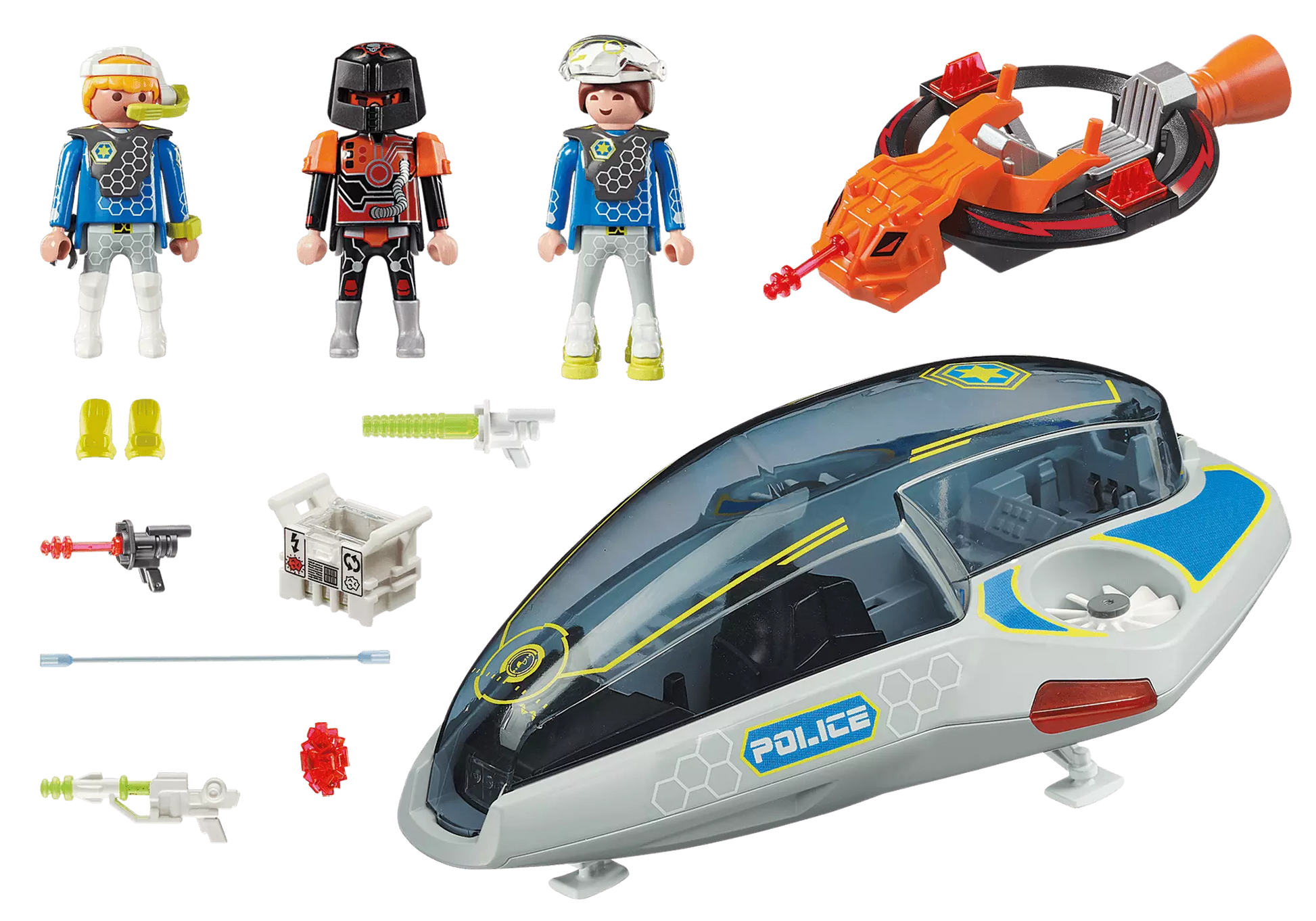 Playmobil 70019 Galaxy Police Glider - plegobil
