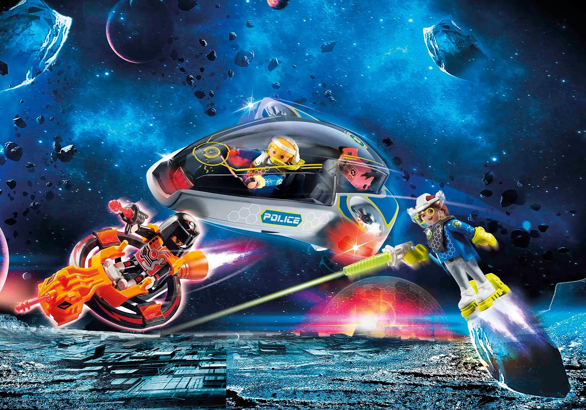 Playmobil 70019 Galaxy Police Glider - plegobil