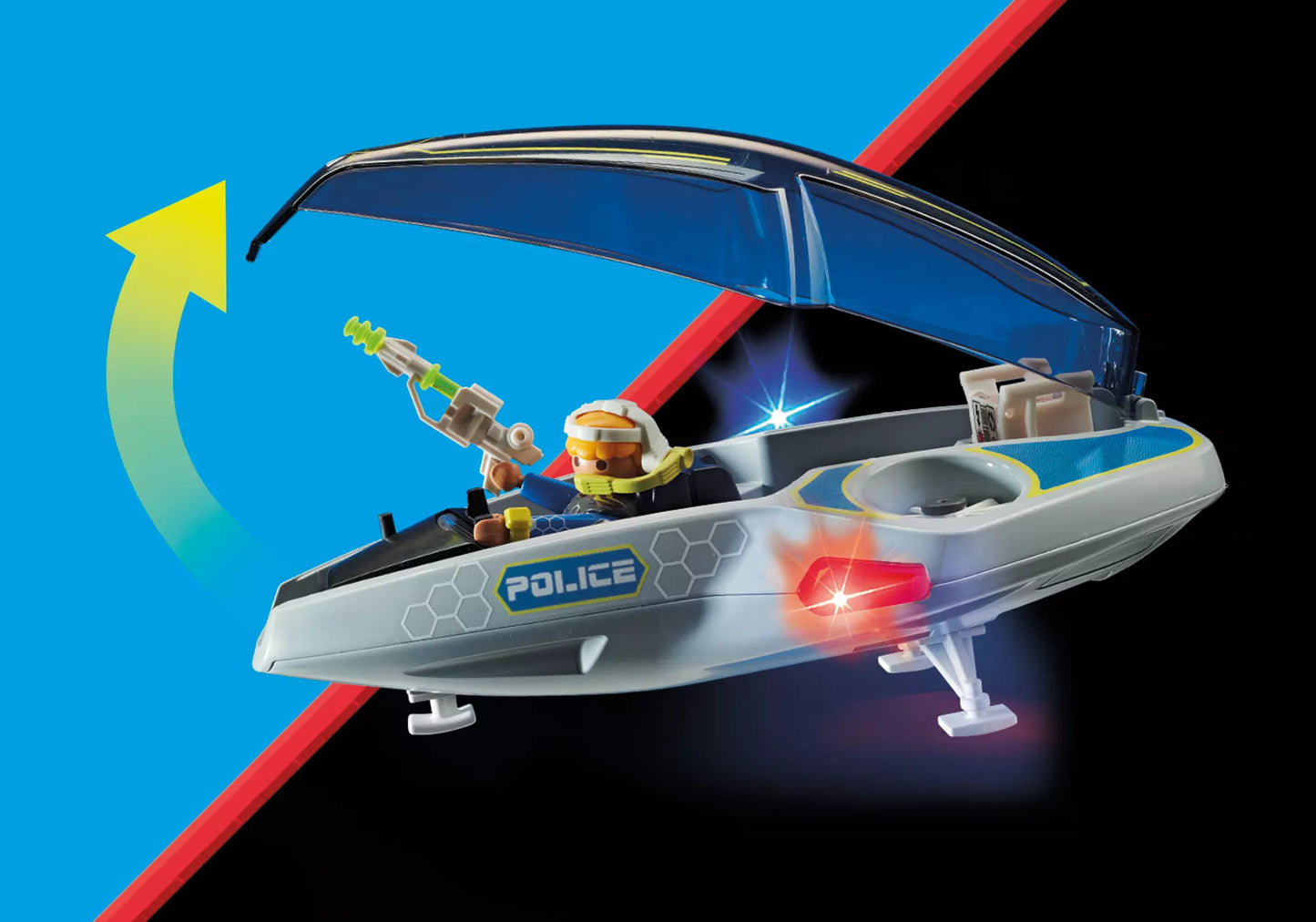 Playmobil 70019 Galaxy Police Glider - plegobil