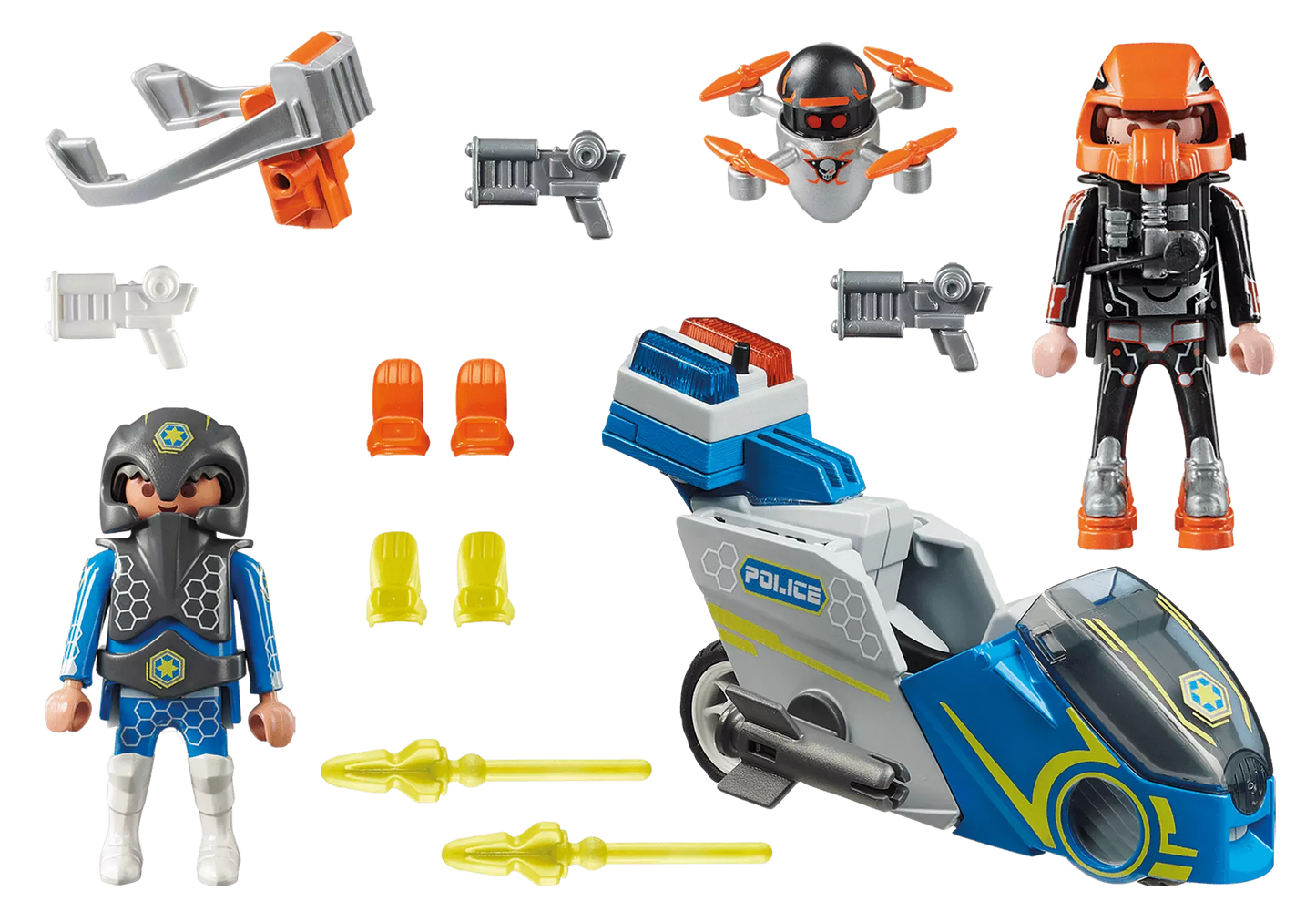 Playmobil 70020 Galaxy Police Bike - plegobil