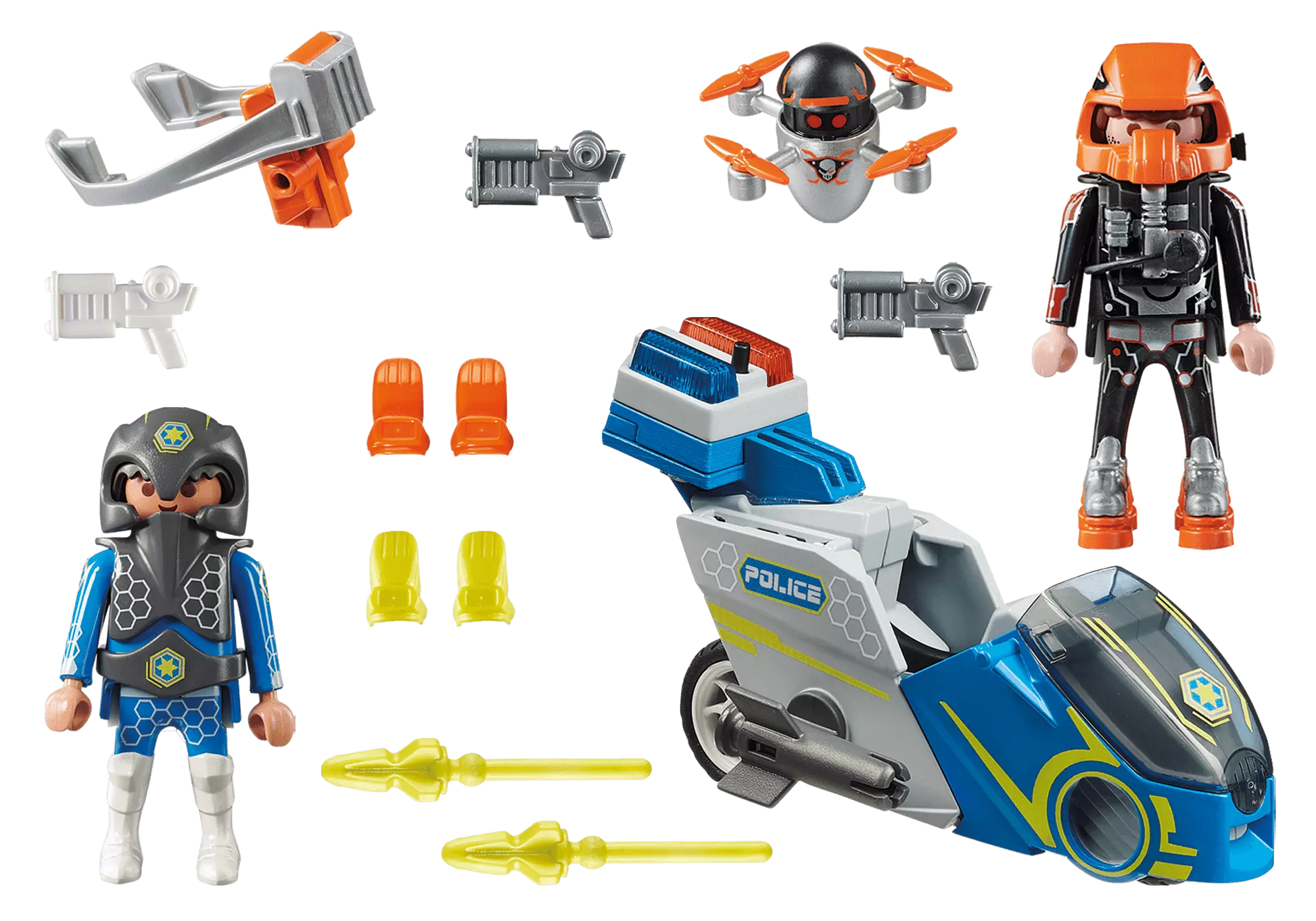 Playmobil 70020 Galaxy Police Bike - plegobil