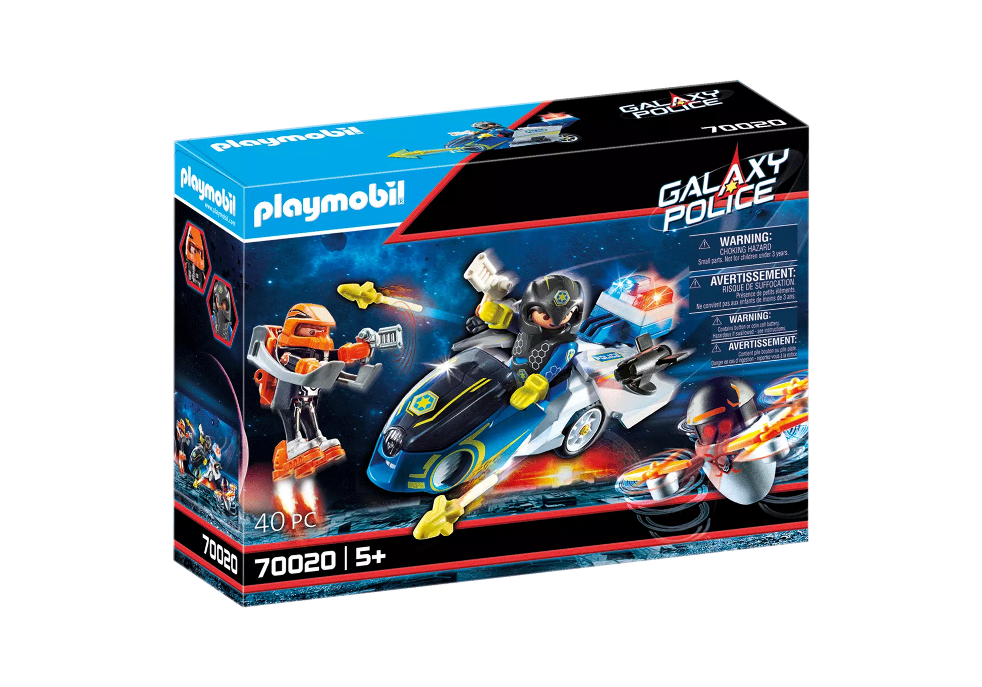 Playmobil 70020 Galaxy Police Bike - plegobil