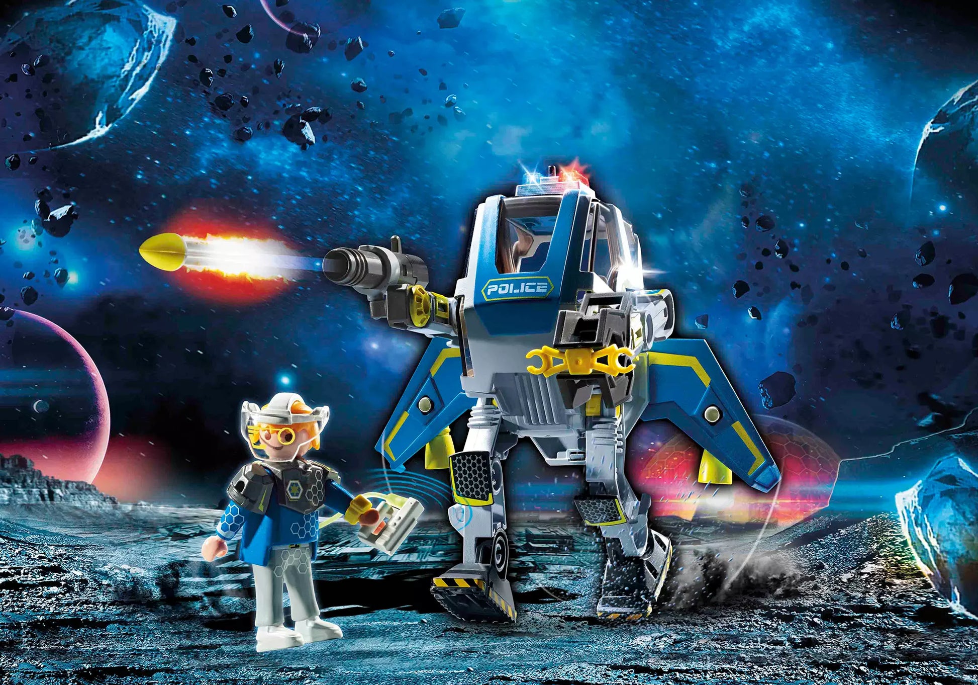 Playmobil 70021 Galaxy Police Roboter - plegobil