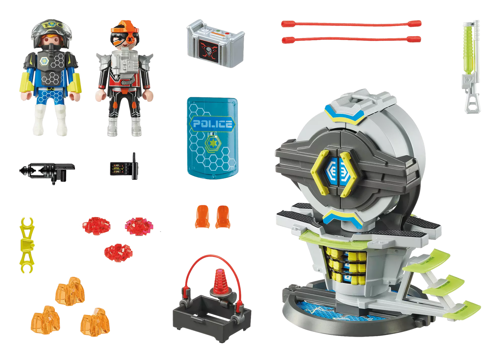 Playmobil 70022 Galaxy Police Tresor mit Codefunktion - plegobil