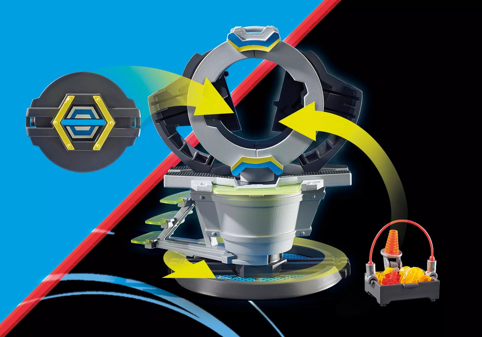 Playmobil 70022 Galaxy Police Tresor mit Codefunktion - plegobil