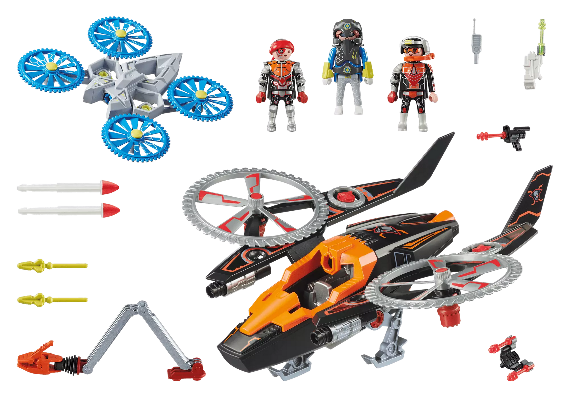 Playmobil 70023 Galaxy Police Space Pirates Heli - plegobil