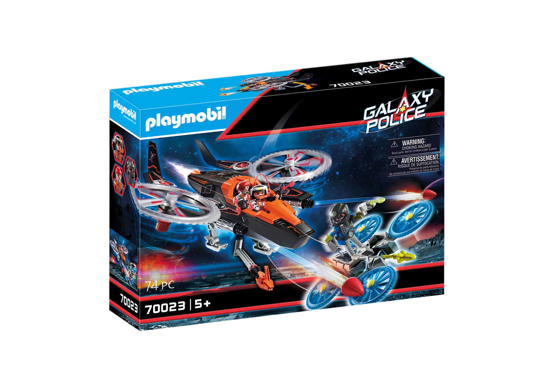 Playmobil 70023 Galaxy Police Space Pirates Heli - plegobil