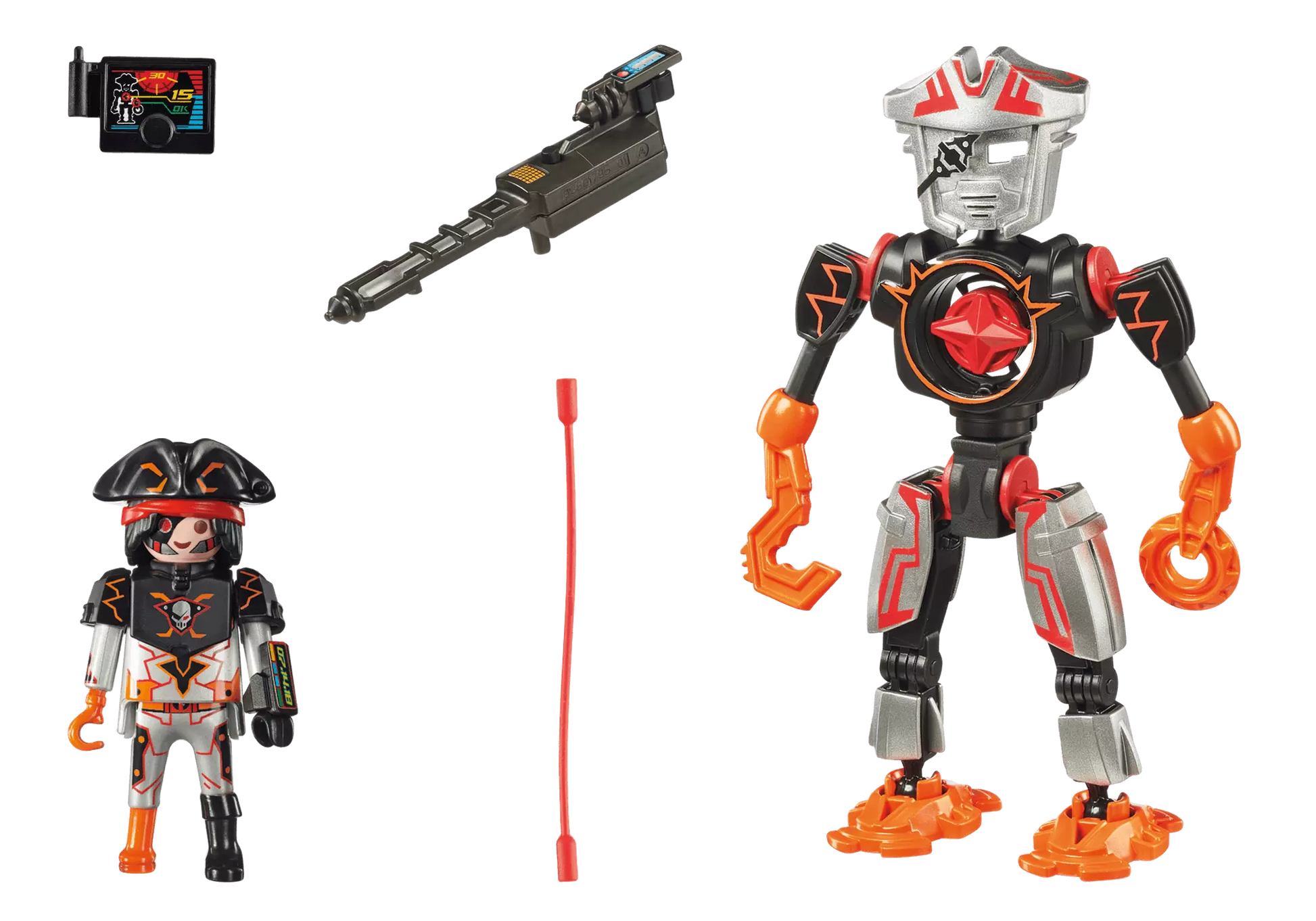 Playmobil 70024 Galaxy Police Pirates Roboter - plegobil