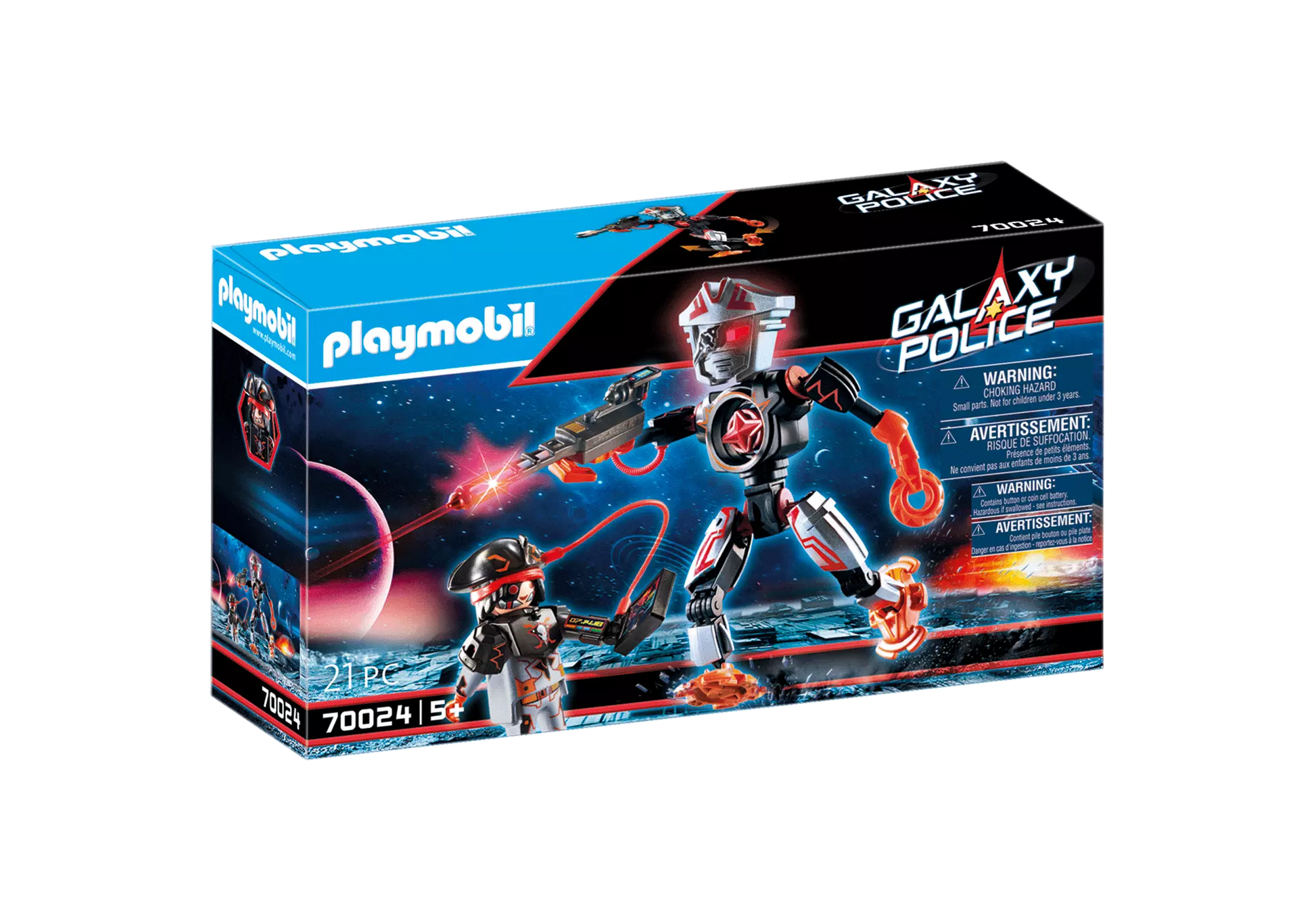 Playmobil 70024 Galaxy Police Pirates Roboter - plegobil