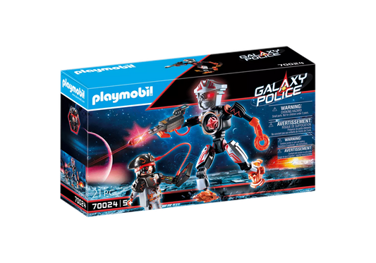 Playmobil 70024 Galaxy Police Pirates Roboter - plegobil