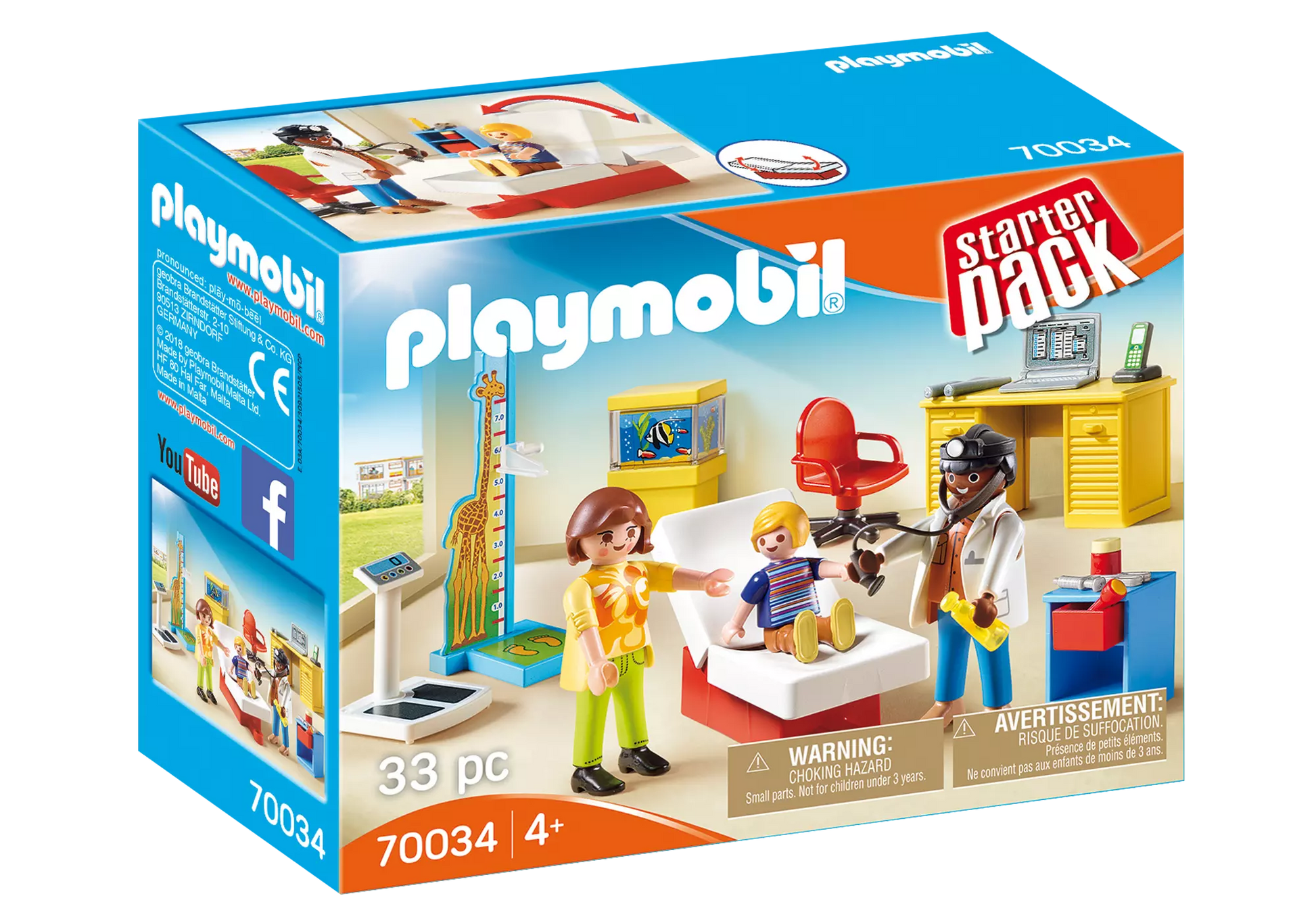 Playmobil 70034 Starter Pack Beim Kinderarzt - plegobil