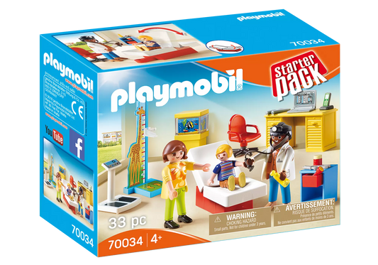 Playmobil 70034 Starter Pack Beim Kinderarzt - plegobil