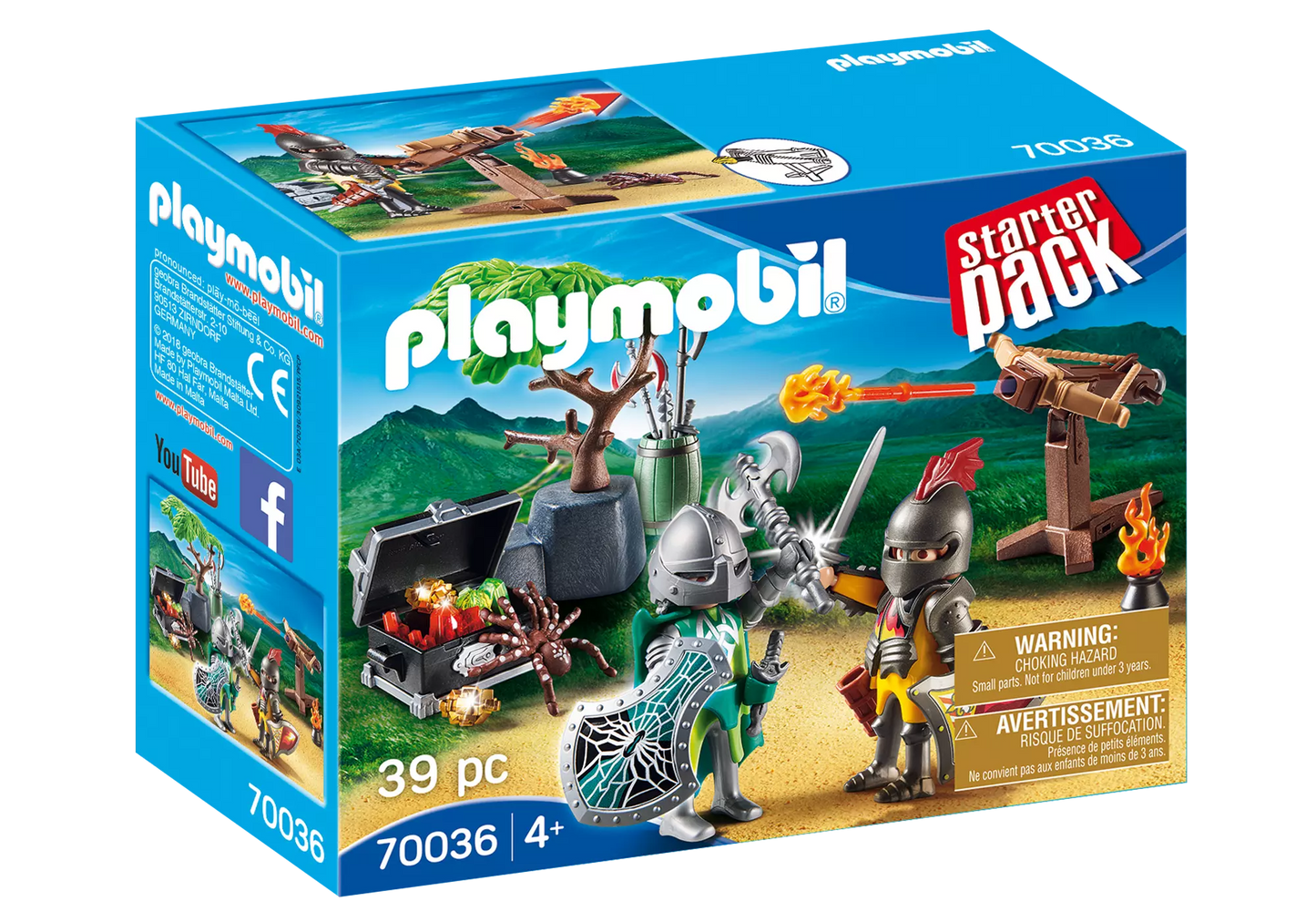 Playmobil 70036 Starter Pack Kampf um den Ritterschatz - plegobil