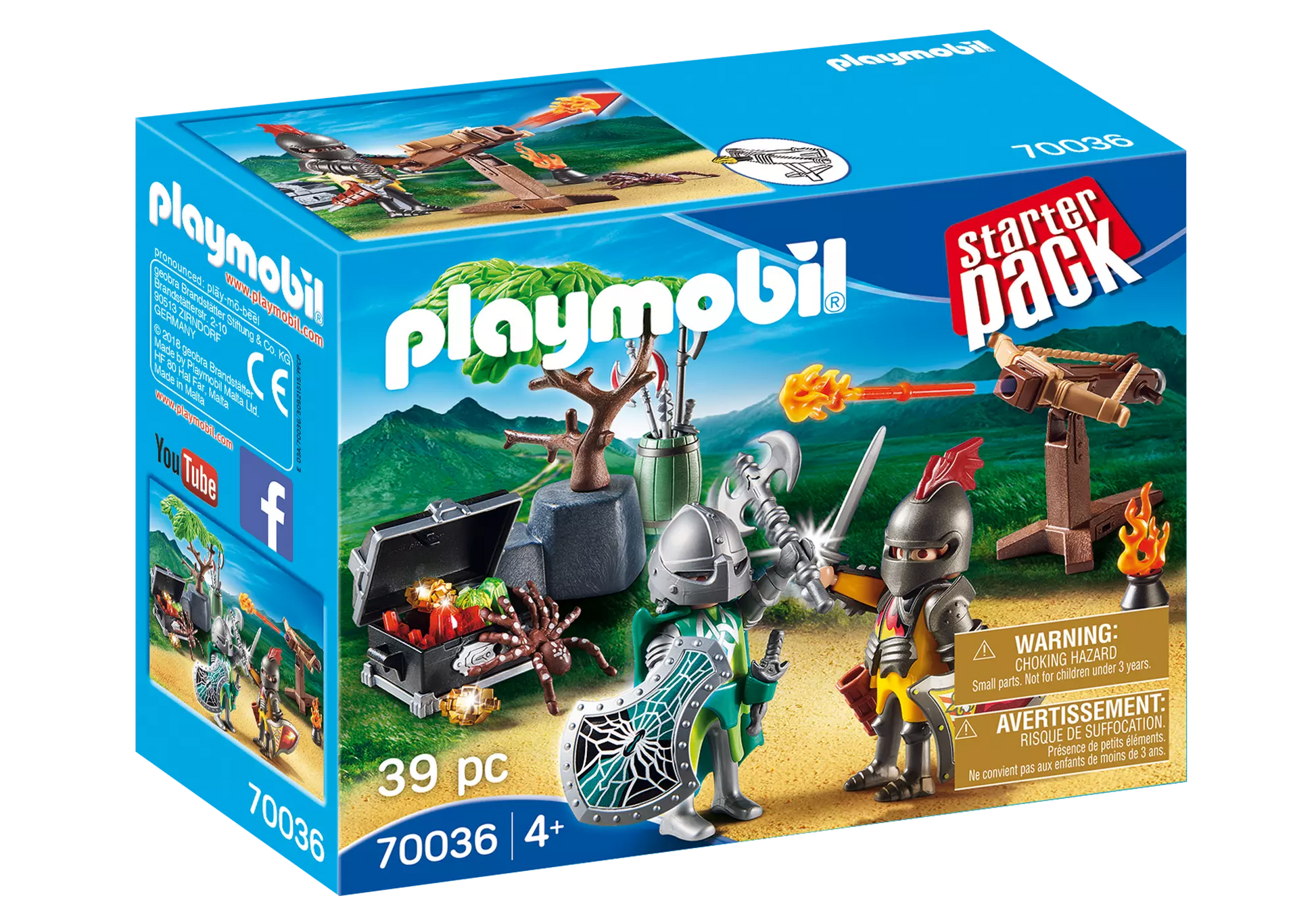 Playmobil 70036 Starter Pack Kampf um den Ritterschatz - plegobil