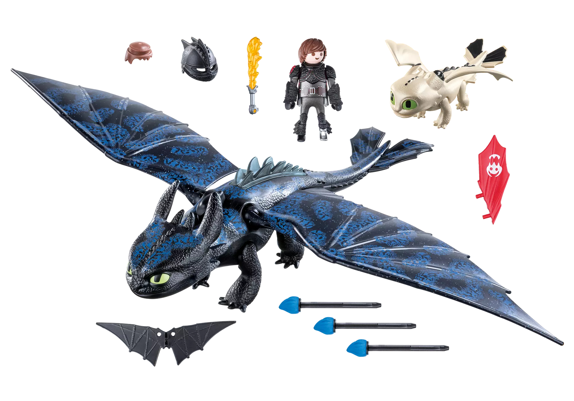 Playmobil 70037 Dragons Ohnezahn und Hicks mit Babydrachen - plegobil