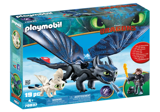 Playmobil 70037 Dragons Ohnezahn und Hicks mit Babydrachen - plegobil