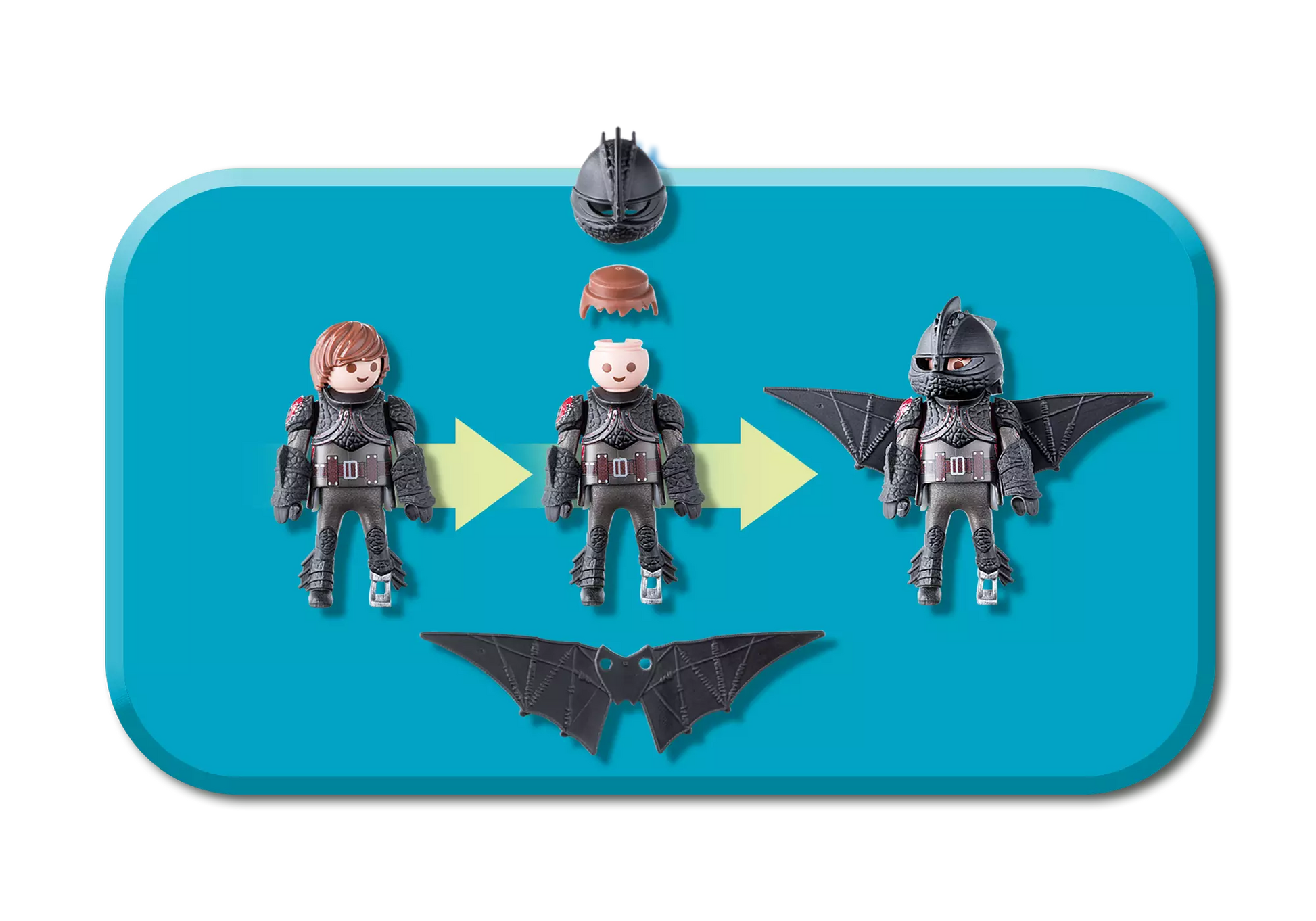 Playmobil 70037 Dragons Ohnezahn und Hicks mit Babydrachen - plegobil