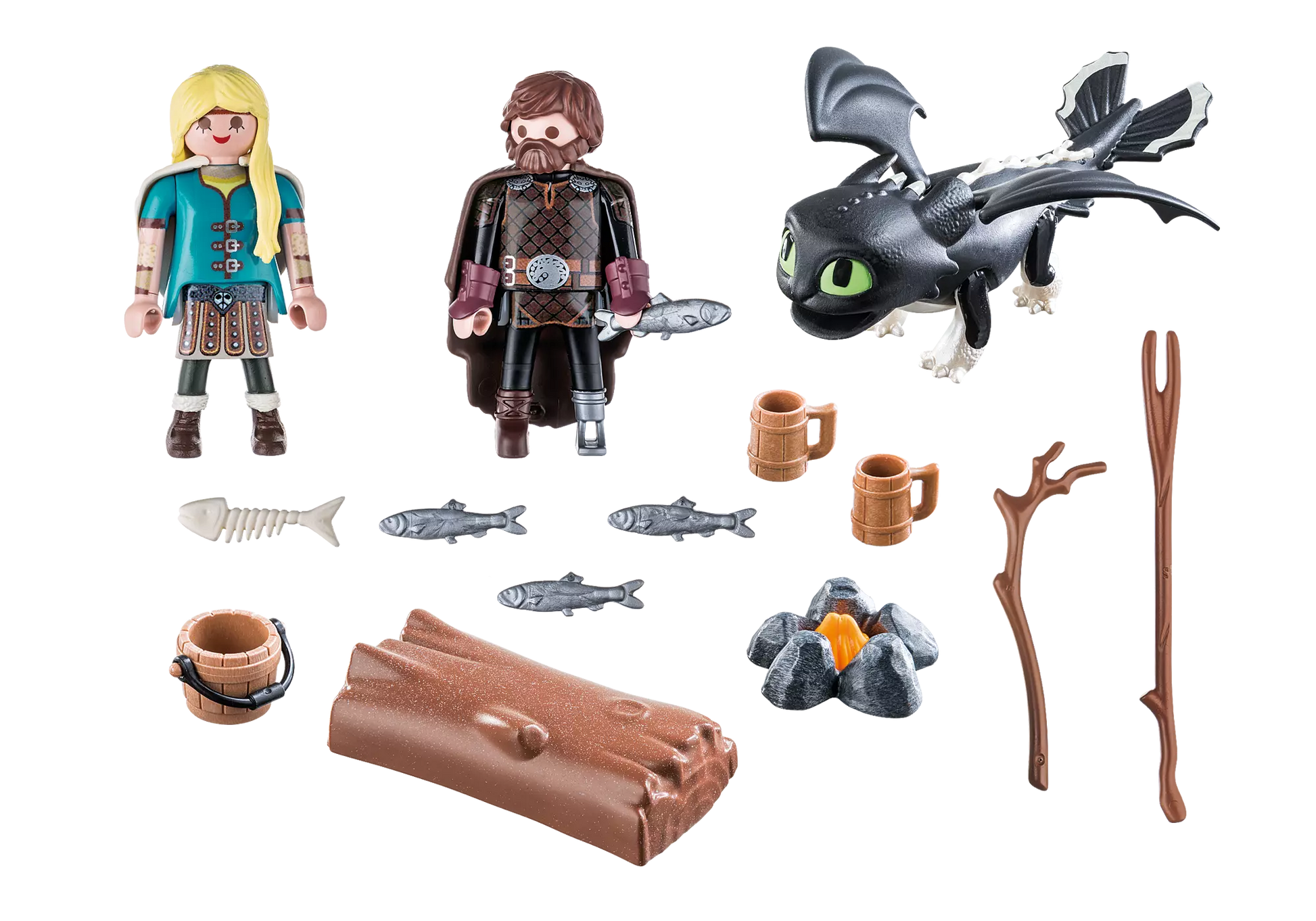Playmobil 70040 Dragons Hicks und Astrid mit Babydrachen - plegobil