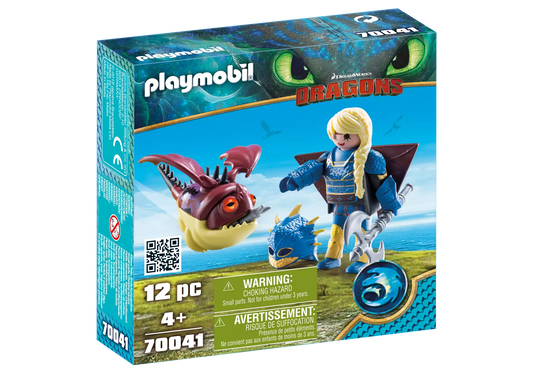 Playmobil 70041 Dragons Astrid mit Fluganzug und Hobgobble - plegobil