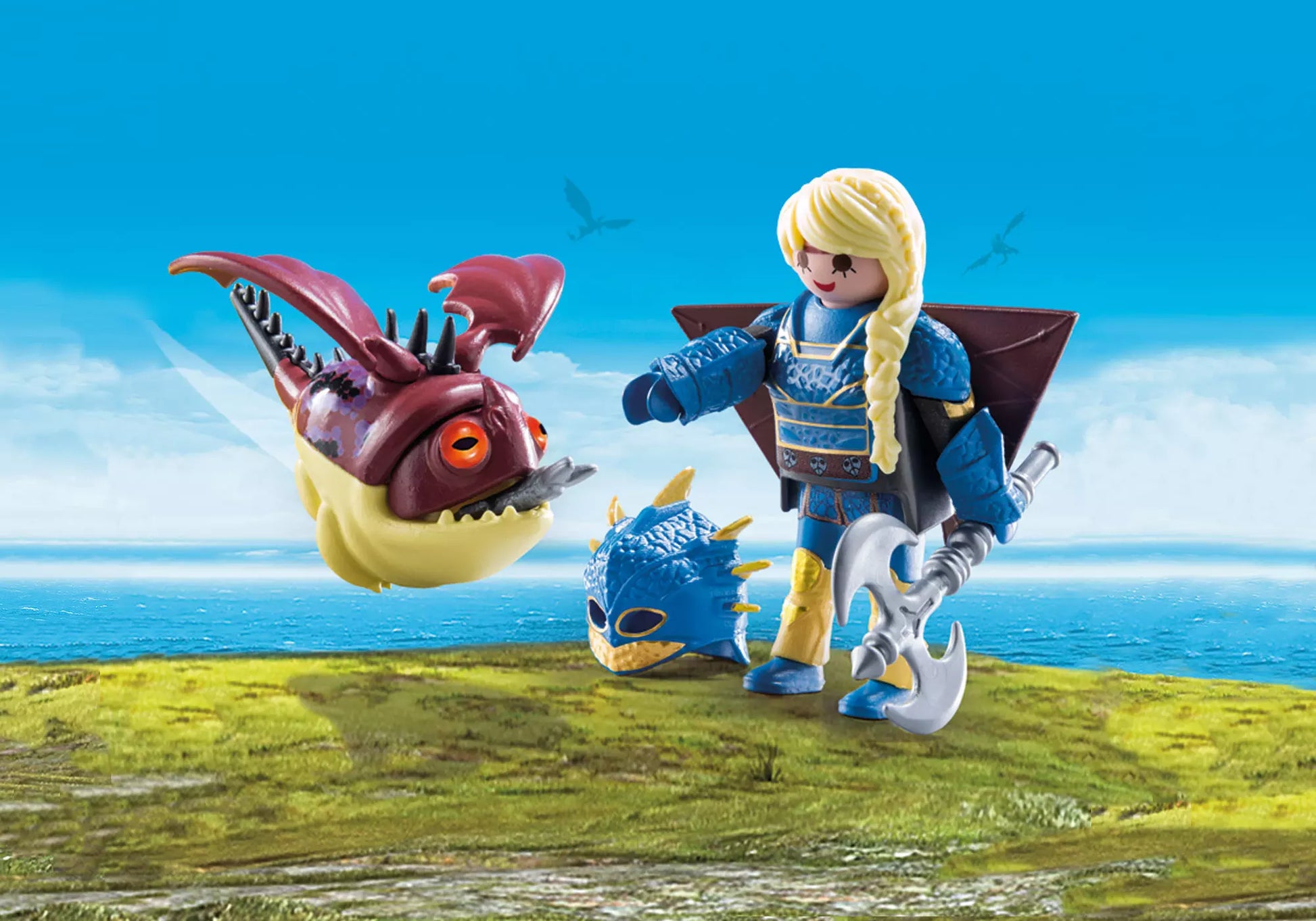 Playmobil 70041 Dragons Astrid mit Fluganzug und Hobgobble - plegobil
