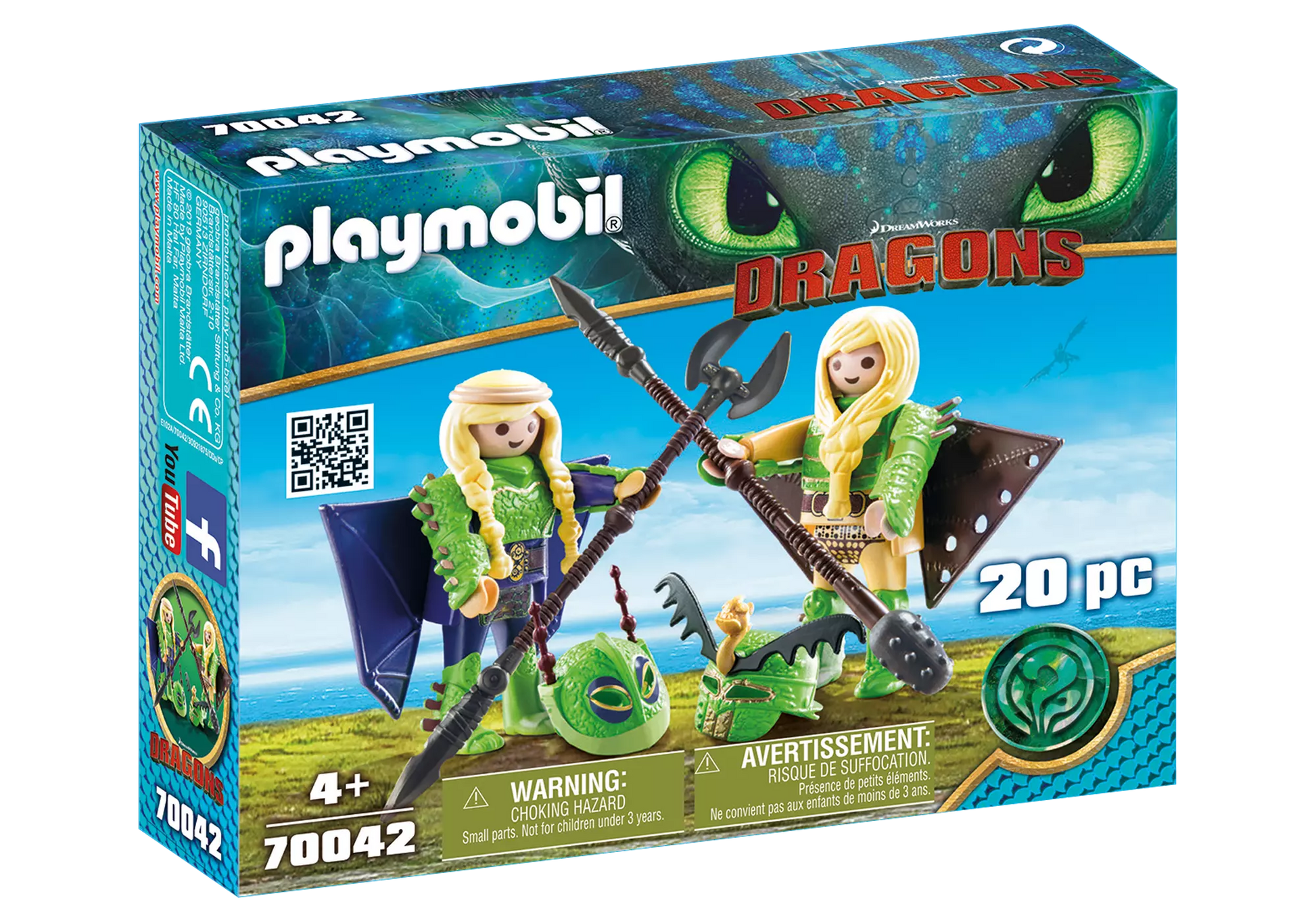 Playmobil 70042 Dragons Raffnuss und Taffnuss im Fluganzug - plegobil