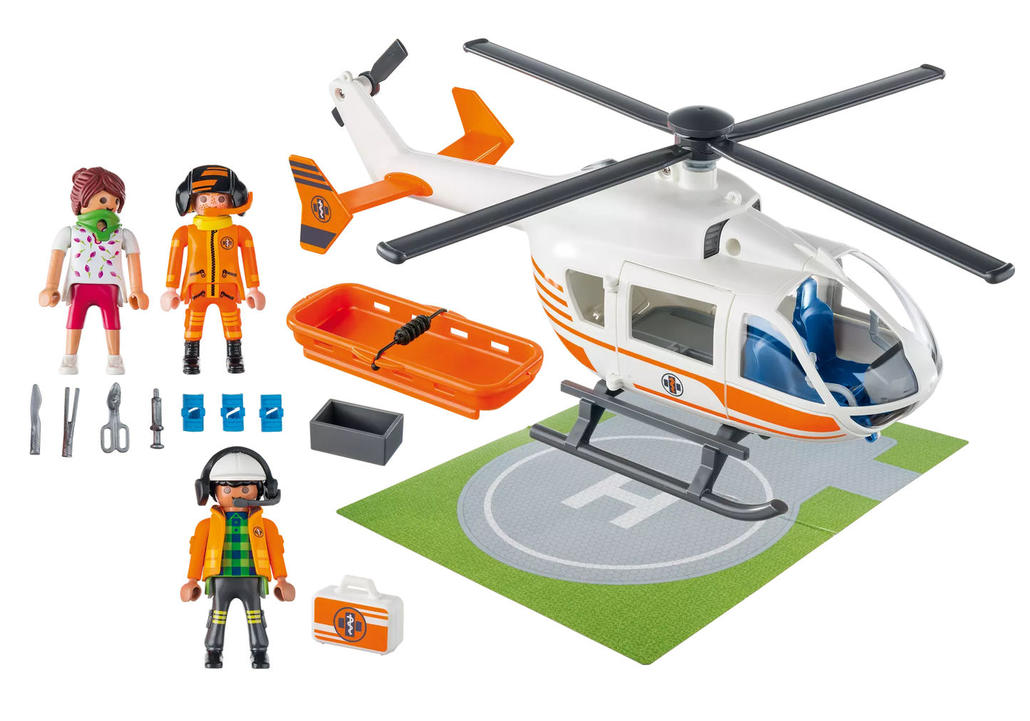 Playmobil 70048 City Life Rettungshelikopter - plegobil