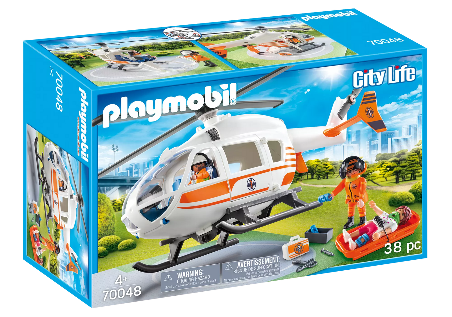 Playmobil 70048 City Life Rettungshelikopter - plegobil