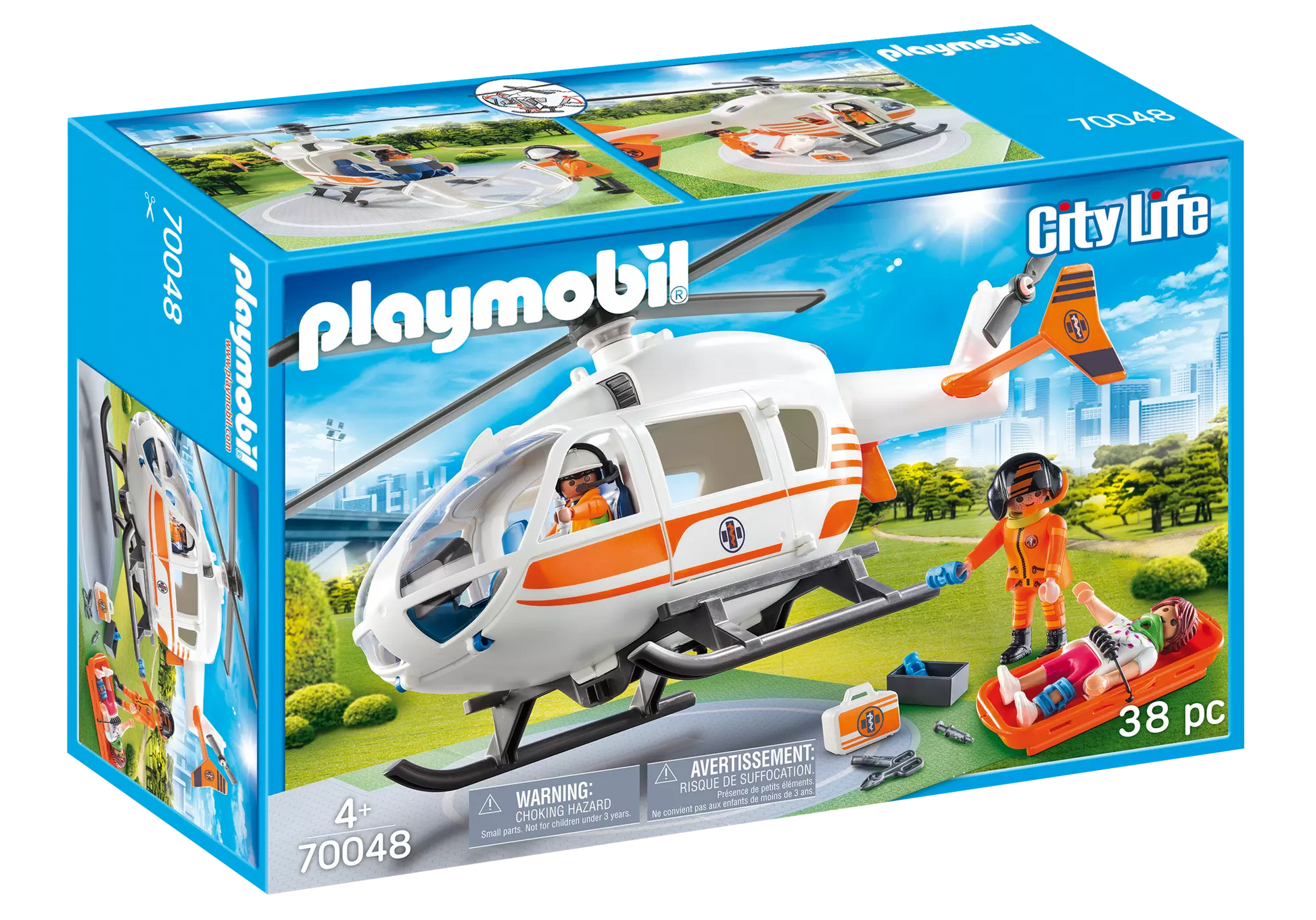 Playmobil 70048 City Life Rettungshelikopter - plegobil