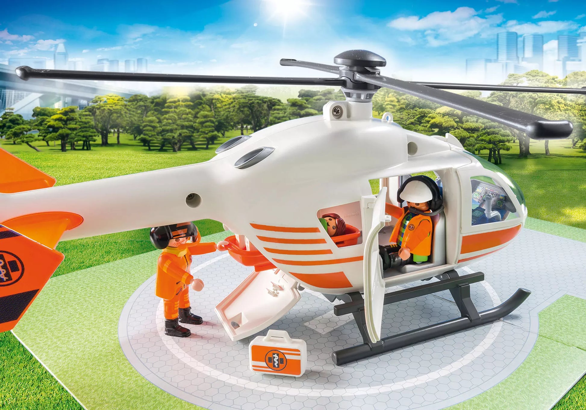 Playmobil 70048 City Life Rettungshelikopter - plegobil