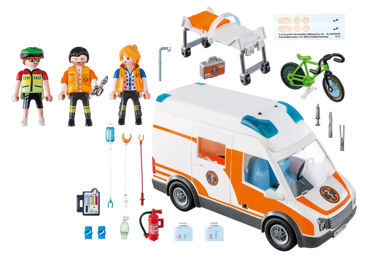 Playmobil 70049 City Life Rettungswagen mit Licht und Sound - plegobil
