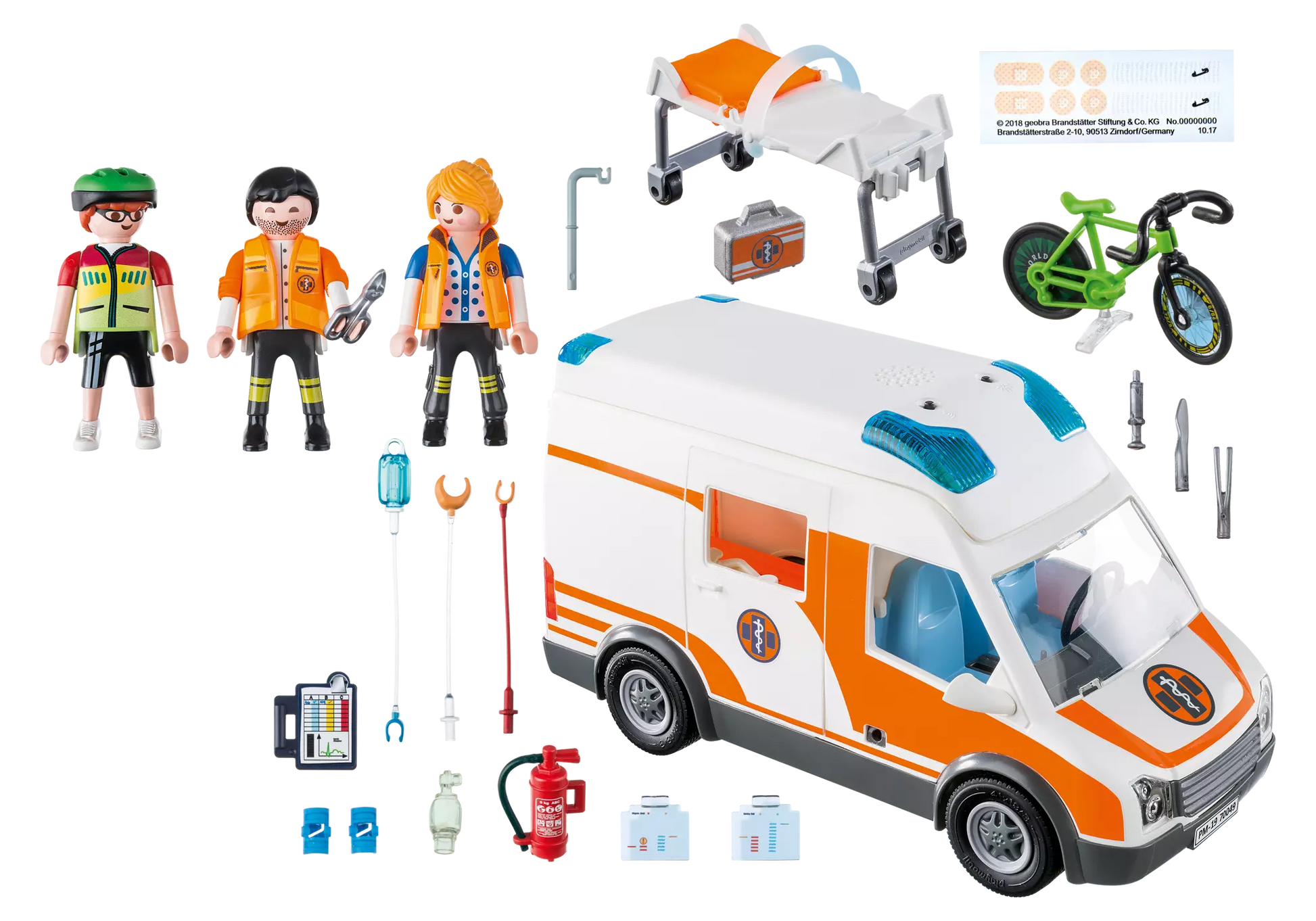 Playmobil 70049 City Life Rettungswagen mit Licht und Sound - plegobil