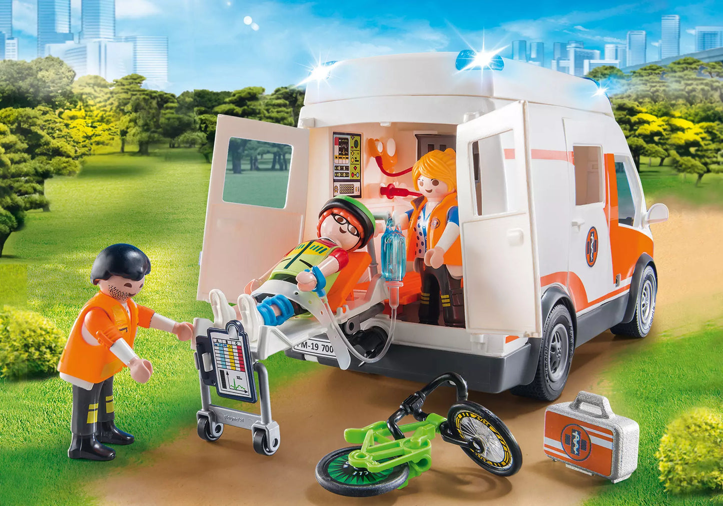 Playmobil 70049 City Life Rettungswagen mit Licht und Sound - plegobil
