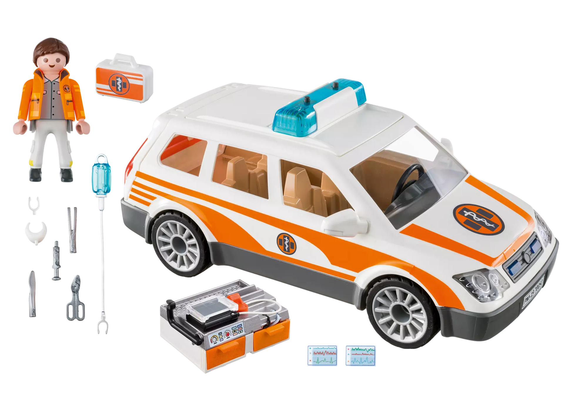 Playmobil 70050 City Life Notarztwagen mit Licht und Sound - plegobil
