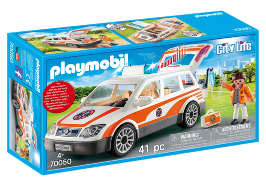 Playmobil 70050 City Life Notarztwagen mit Licht und Sound - plegobil