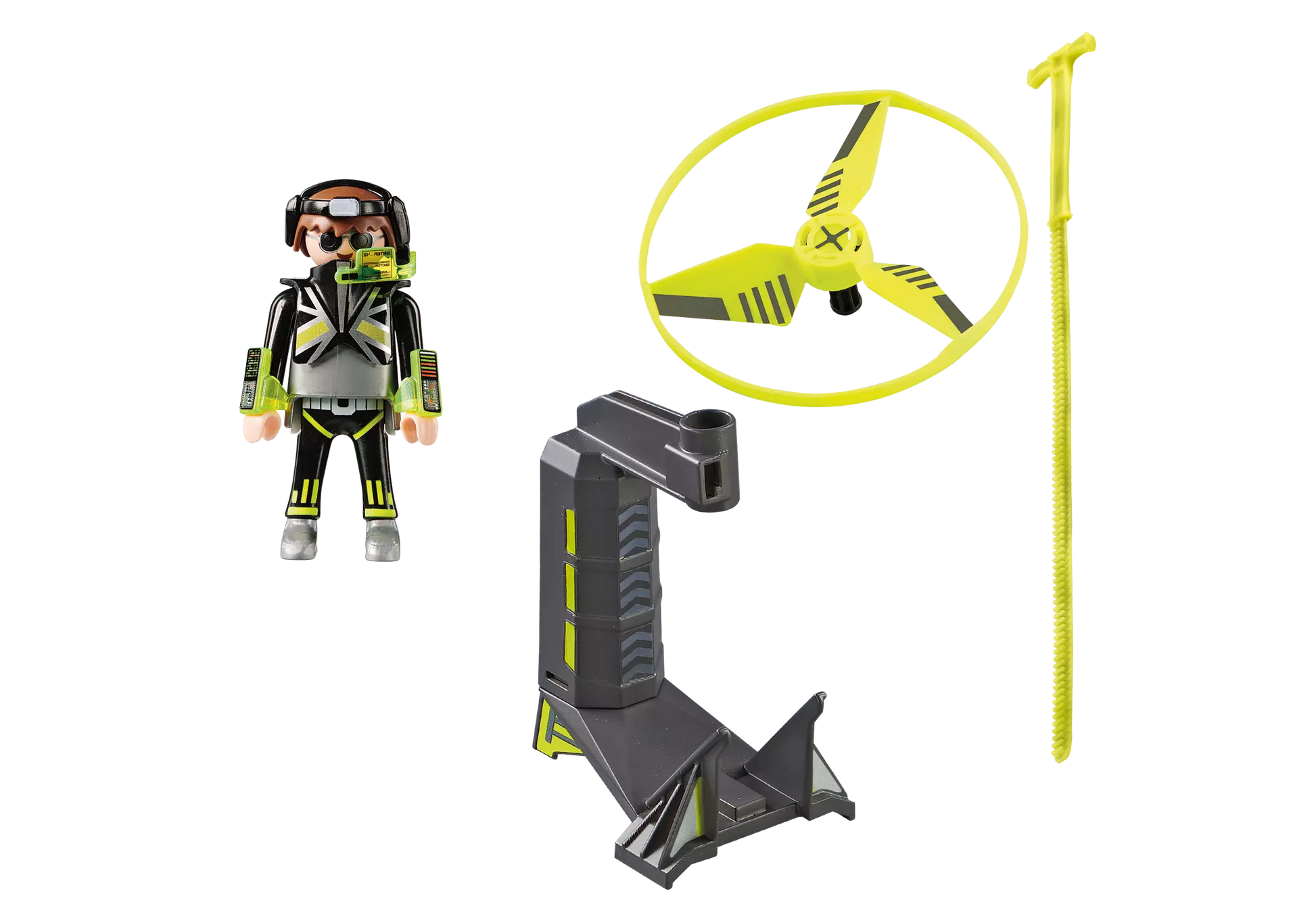 Playmobil 70055 Sports & Action Top Agents Pull String Flyer - plegobil