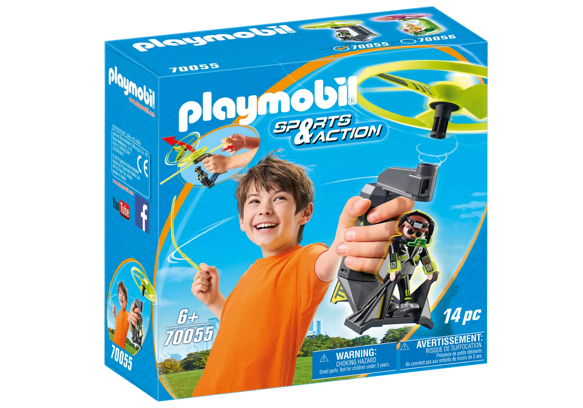 Playmobil 70055 Sports & Action Top Agents Pull String Flyer - plegobil