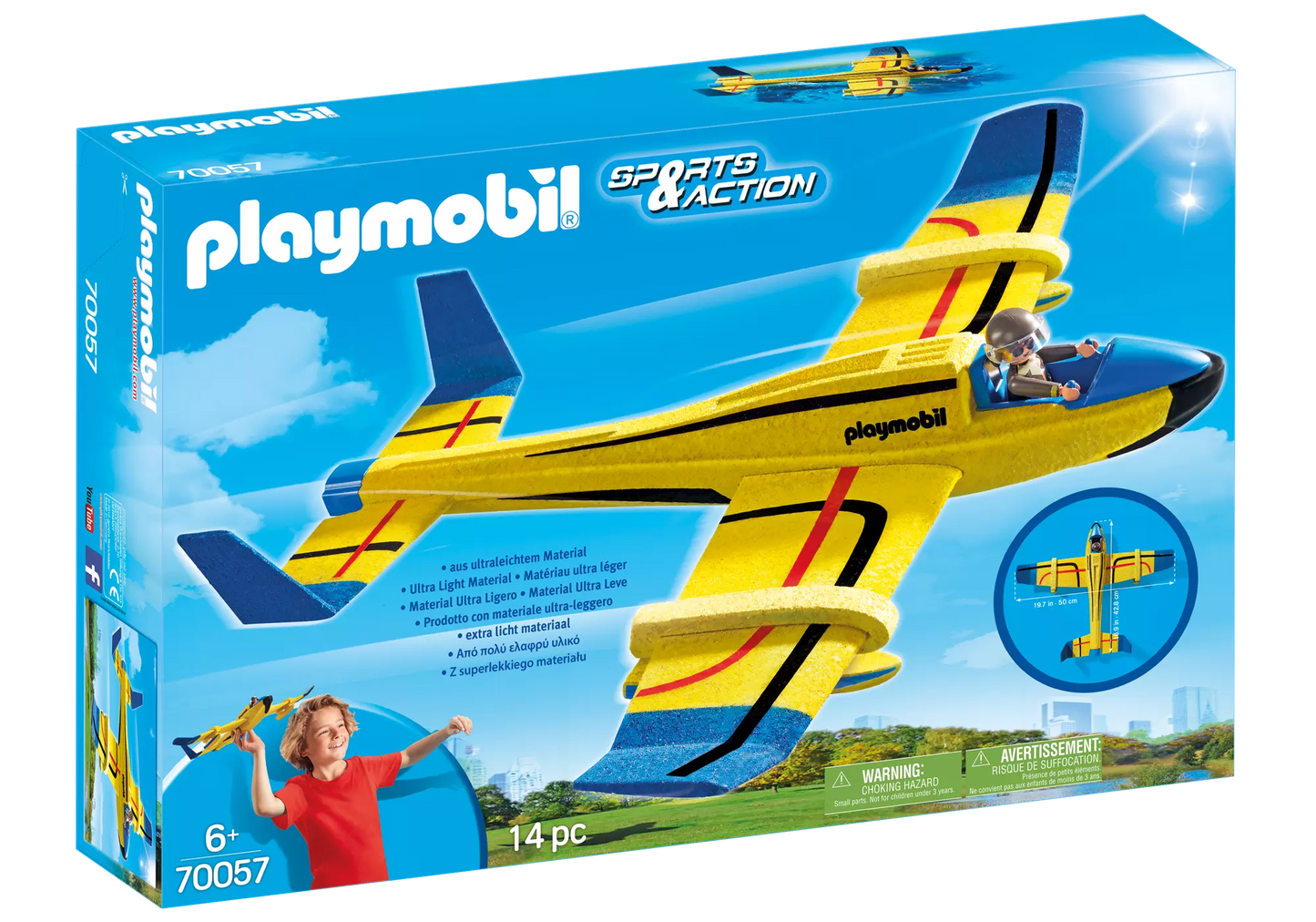 Playmobil 70057 Sports & Action Wurfgleiter Wasserflugzeug - plegobil
