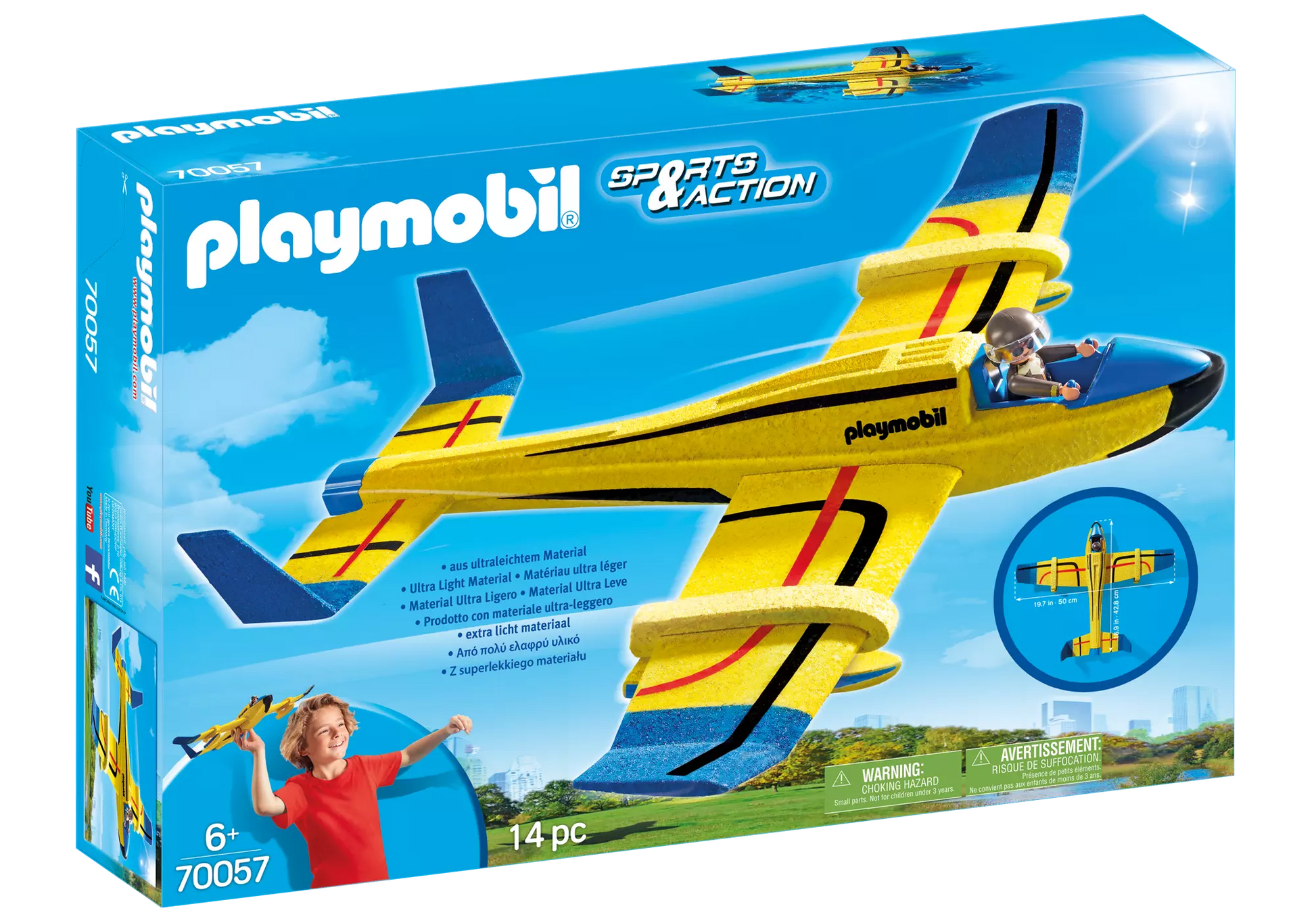 Playmobil 70057 Sports & Action Wurfgleiter Wasserflugzeug - plegobil